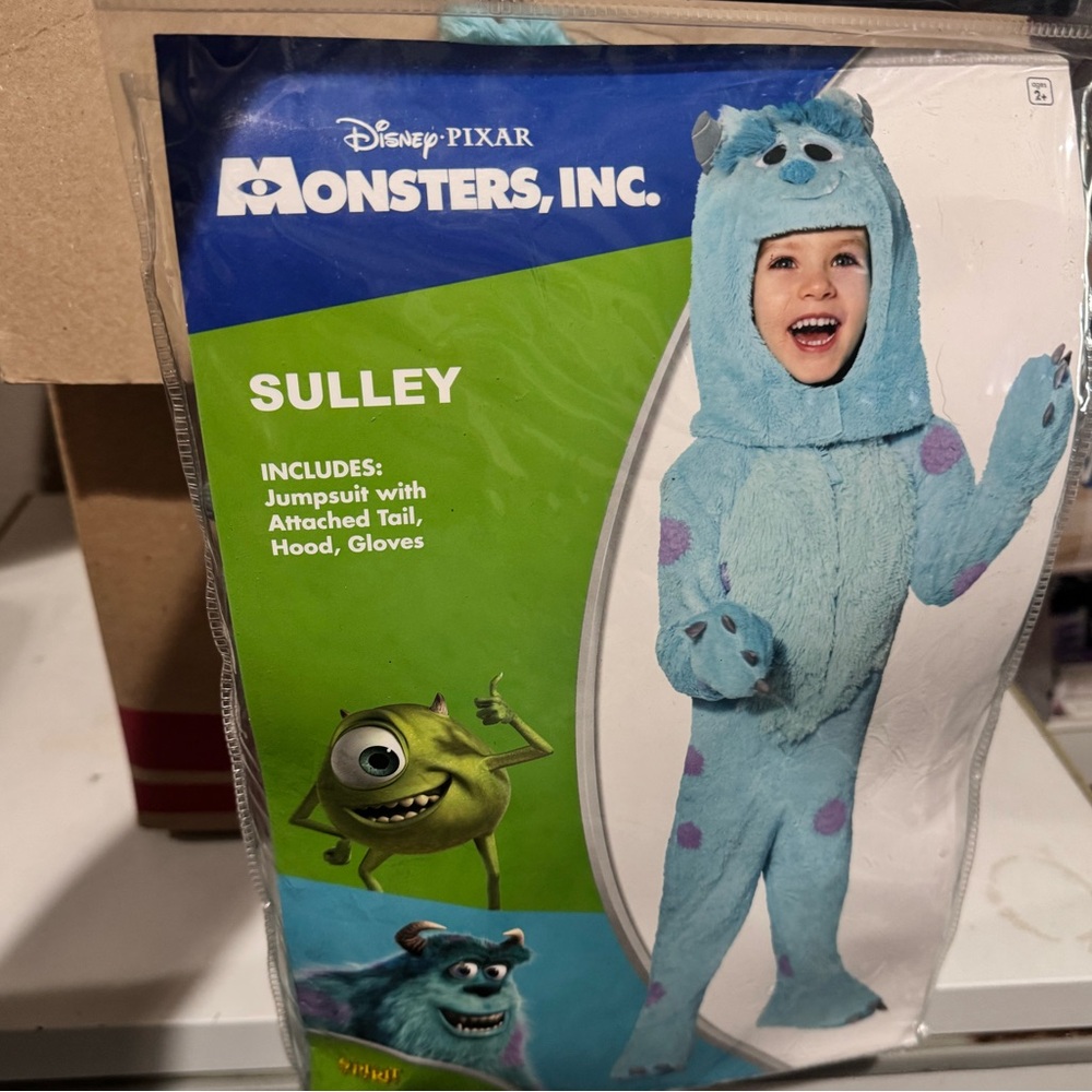 Spirit Sulley Kids Costume - Light Blue and Purple